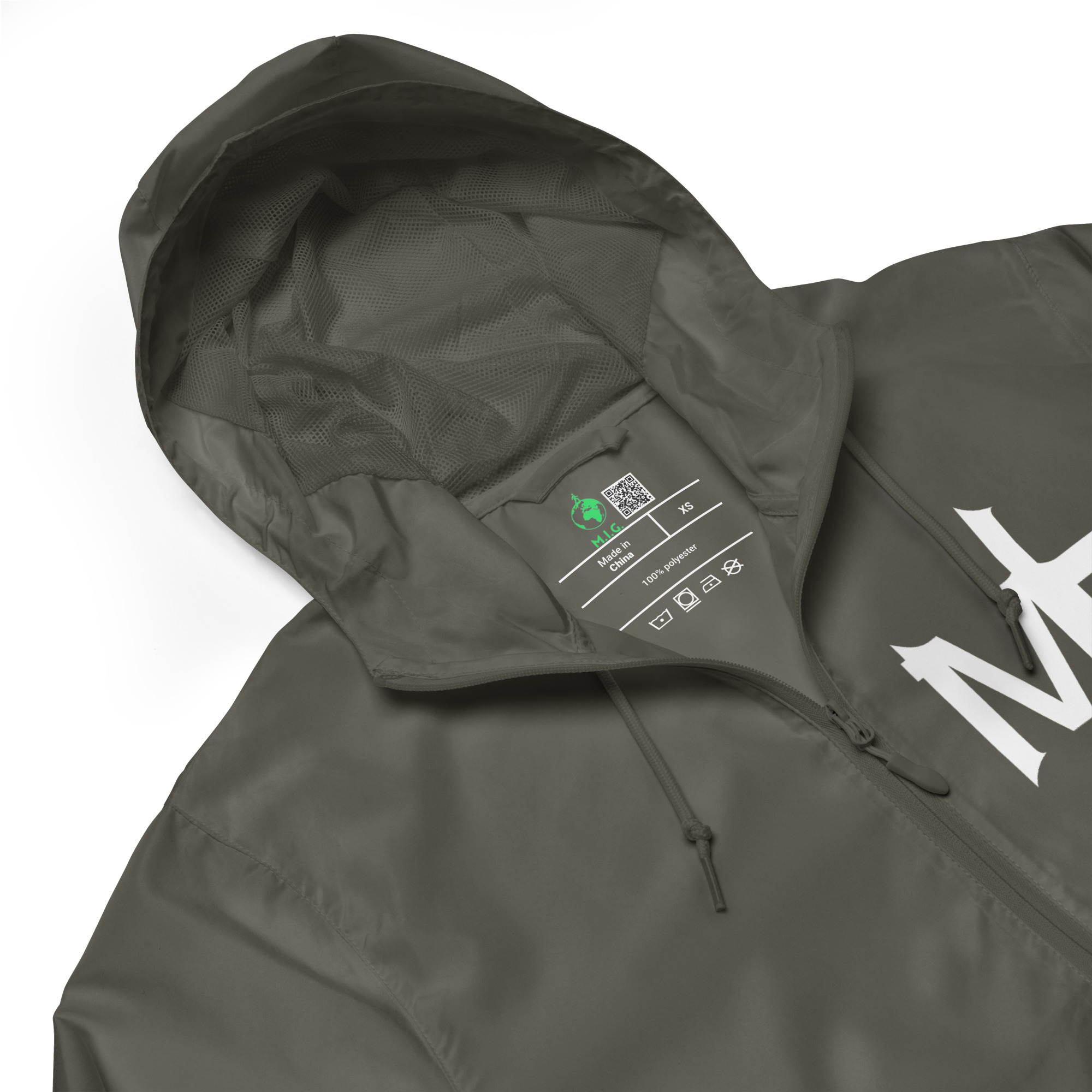 MIG- Lite windbreaker (White Logo) - Image 3